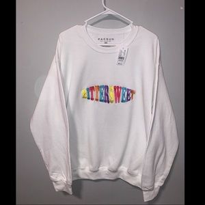 White “Bittersweet” Crewneck